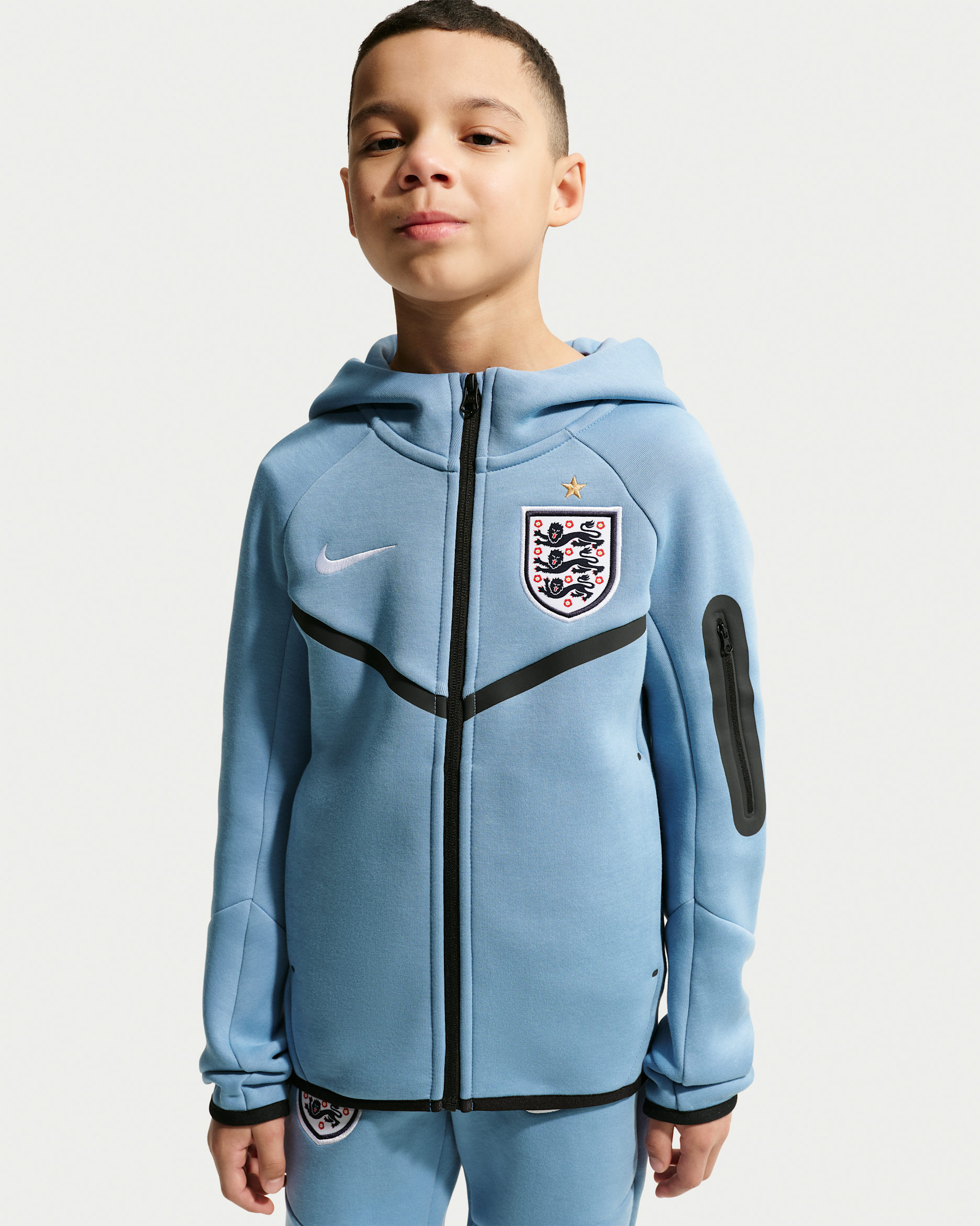 England Tech Fleece — Work Blue/White