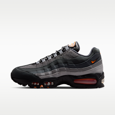 Nike Air Max 95 Big Bubble — Black/White/Smoke Grey/Total Orange