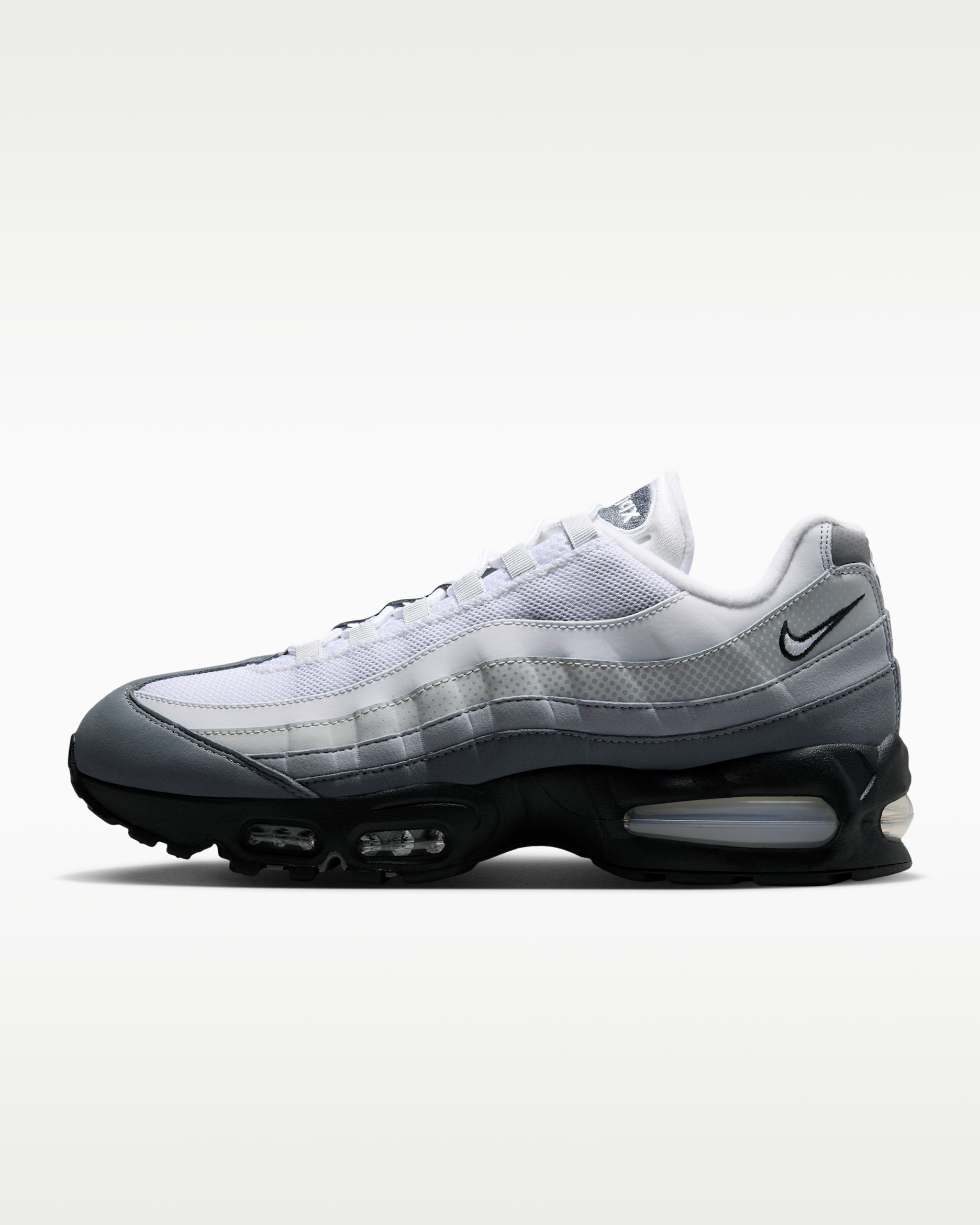 Nike Air Max 95 Big Bubble — Black/Pure Platinum/Wolf Grey/White