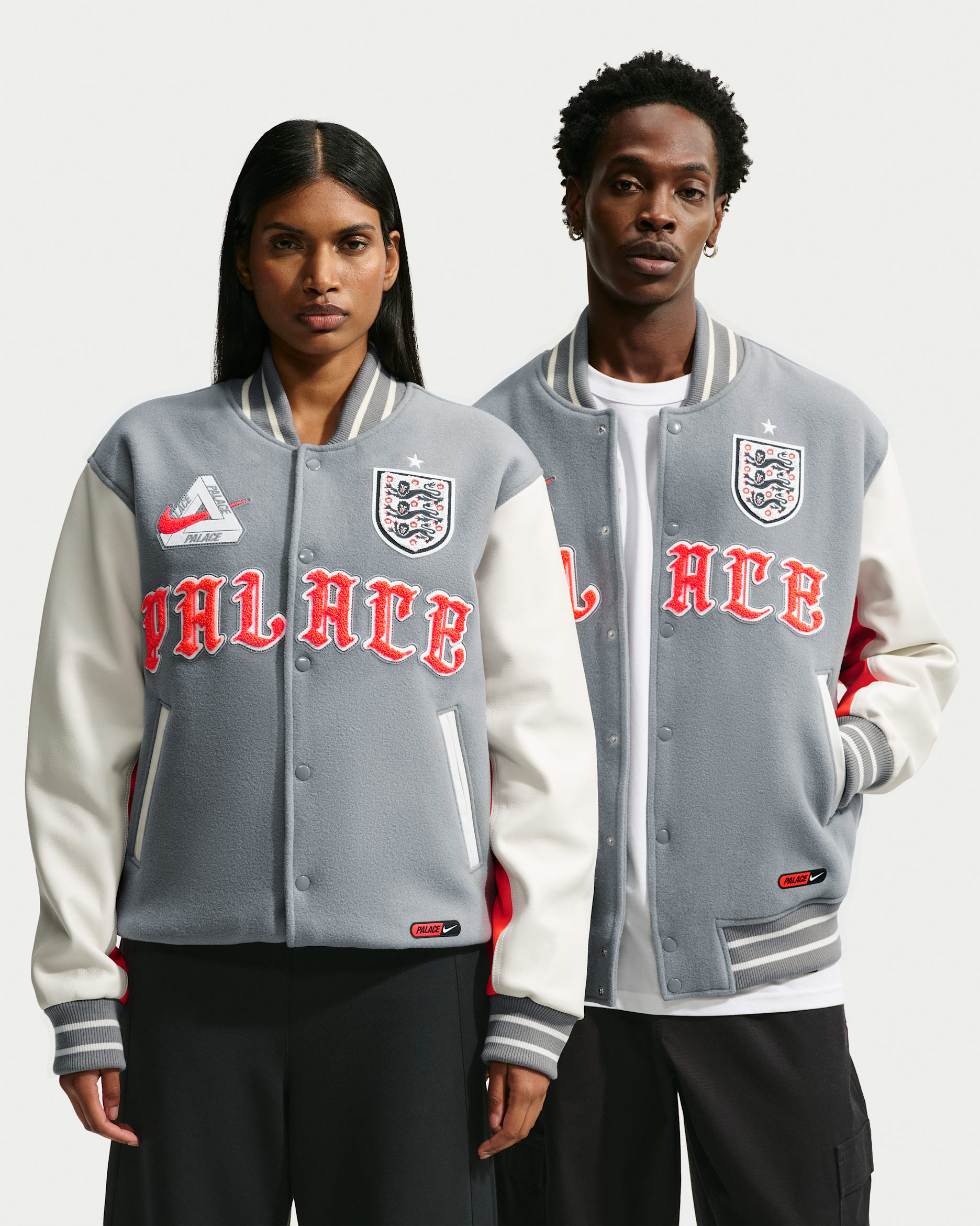 England x Palace — Cool Grey/White/Bright Crimson/Bright Crimson