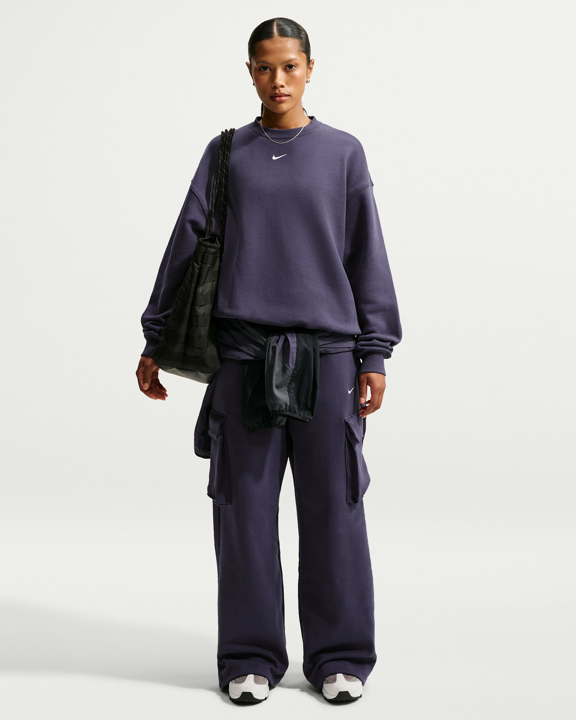 Nike Studio Fleece Medium Weight — Gridiron/Sail