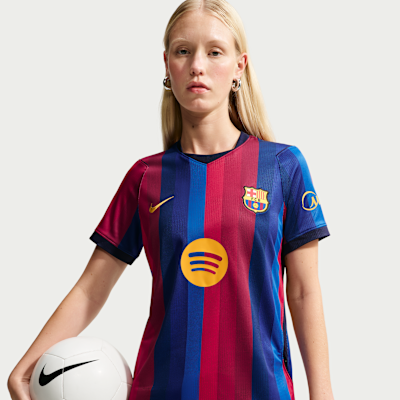 F.C. Barcelona 2026/27 Stadium Home — Deep Garnet/Blue Void/Blackened Blue/Mineral Yellow