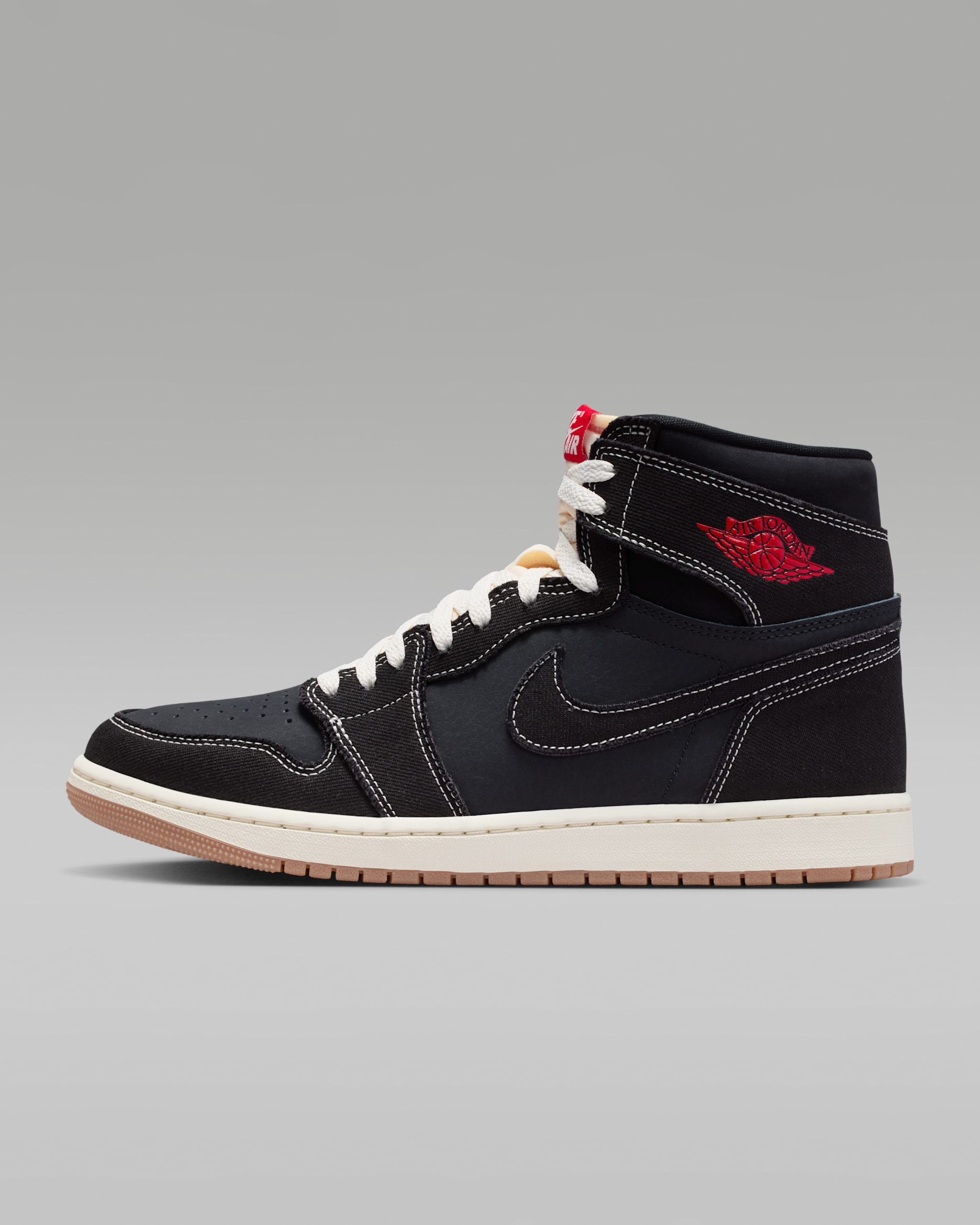 Air Jordan 1 Retro High OG Flight Club — Black/Sail/Gum Medium Brown/University Red