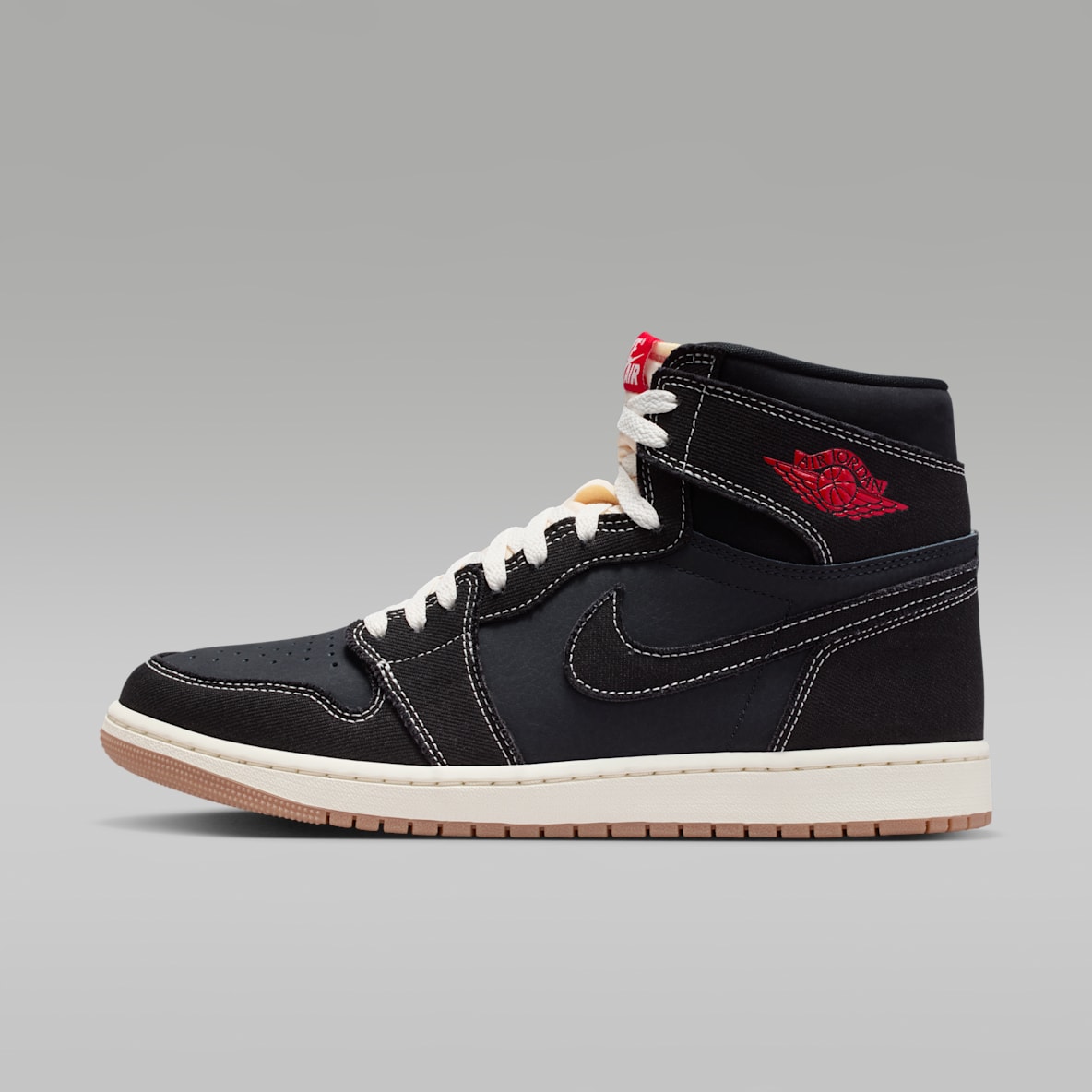 Air Jordan 1 Retro High OG Flight Club — Black/Sail/Gum Medium Brown/University Red