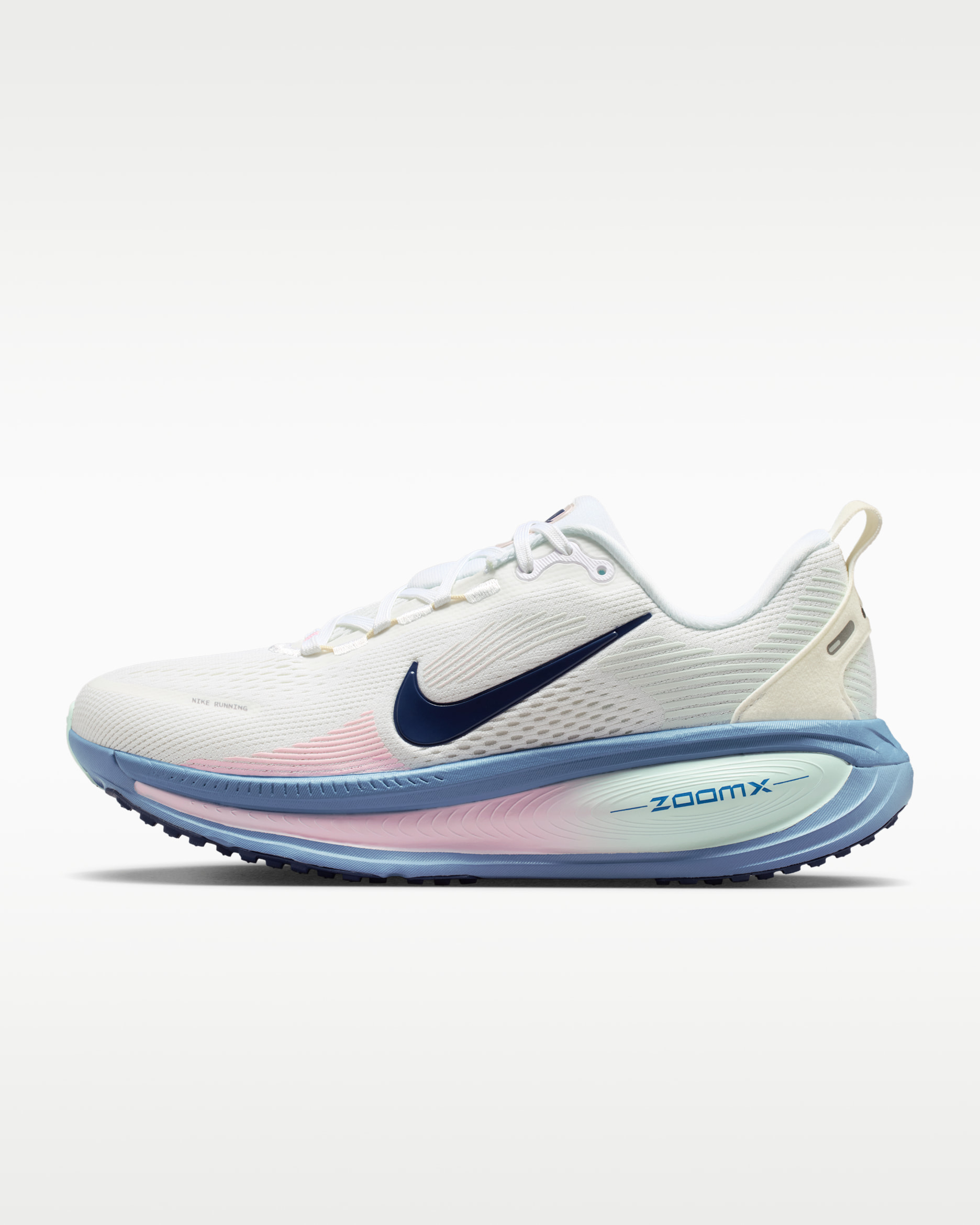 Nike Vomero 18 — White/Work Blue/Barely Green/Midnight Navy