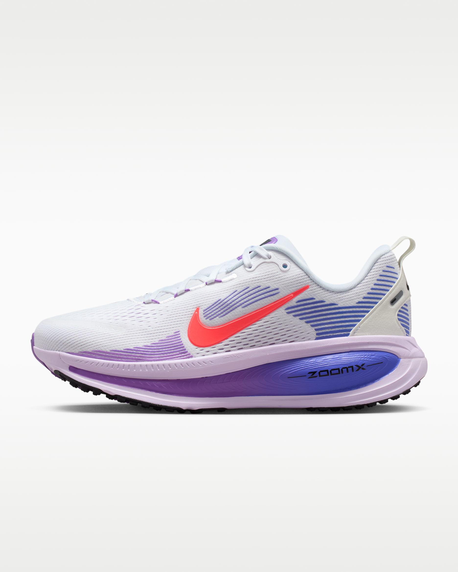 Nike Vomero 18 — White/Violet Mist/Sapphire/Hot Lava
