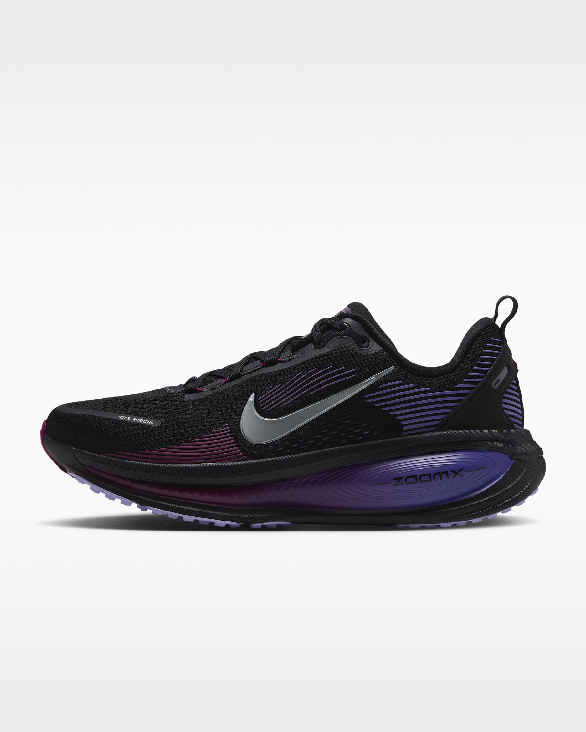 Nike Vomero 18 — Black/Persian Violet/True Berry/Metallic Silver