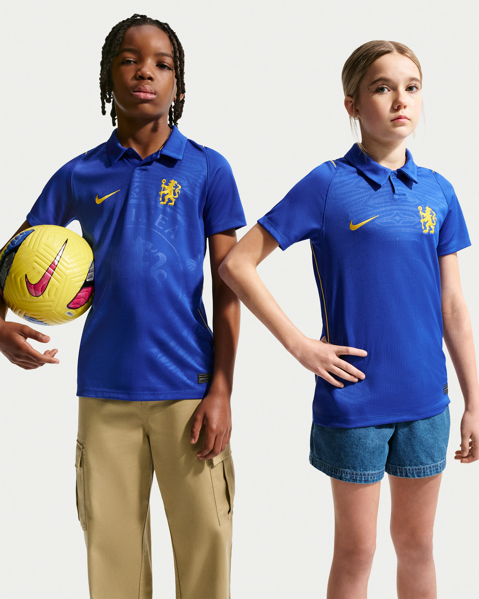 Chelsea FC 2026/27 Stadium Home — Bright Blue/Midwest Gold/Midwest Gold