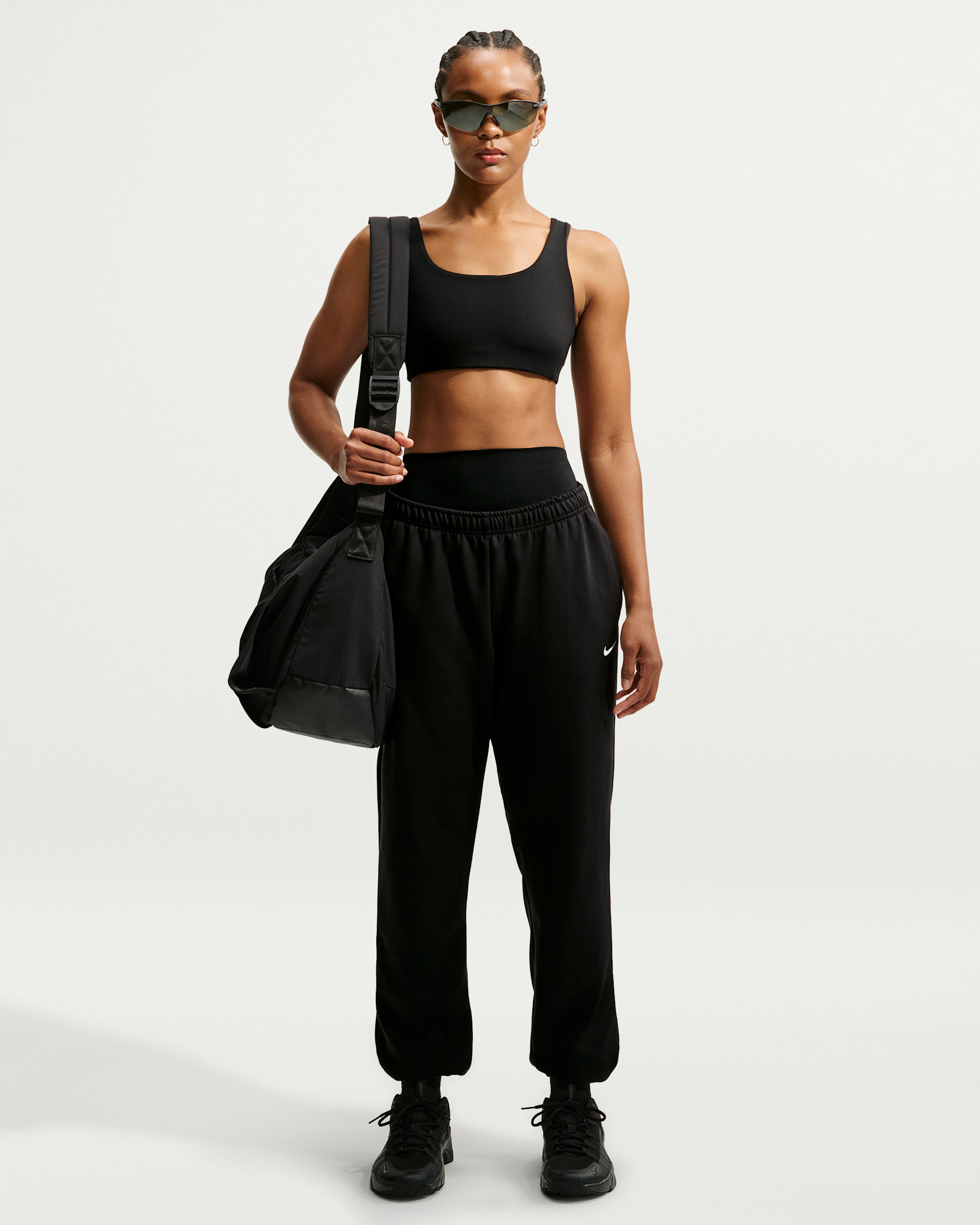 Nike Studio Fleece Sport — Black/White