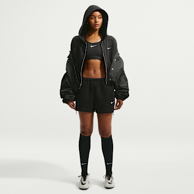 Nike Studio Fleece Medium Weight — Total Black/Sail