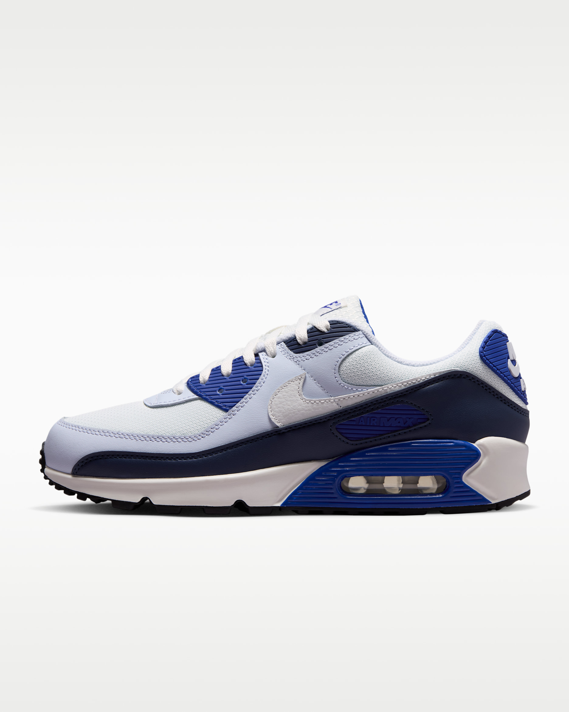 Nike Air Max 90 — Summit White/Football Grey/Old Royal/Summit White