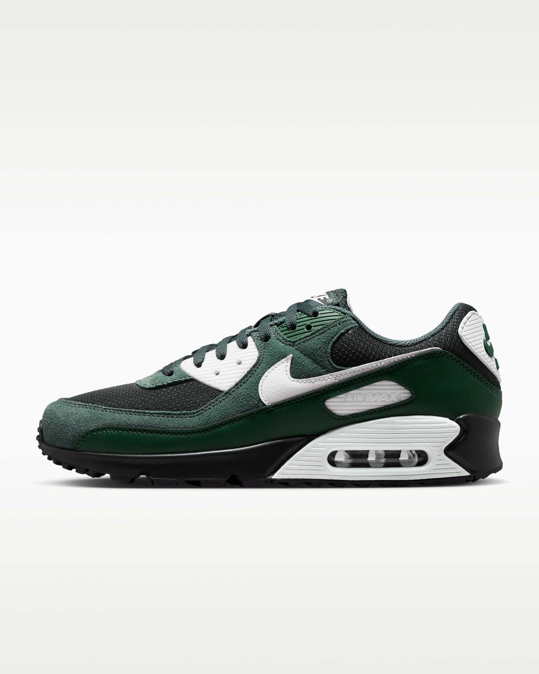 Nike Air Max 90 — Black Spruce/Vintage Green/Fir/Summit White