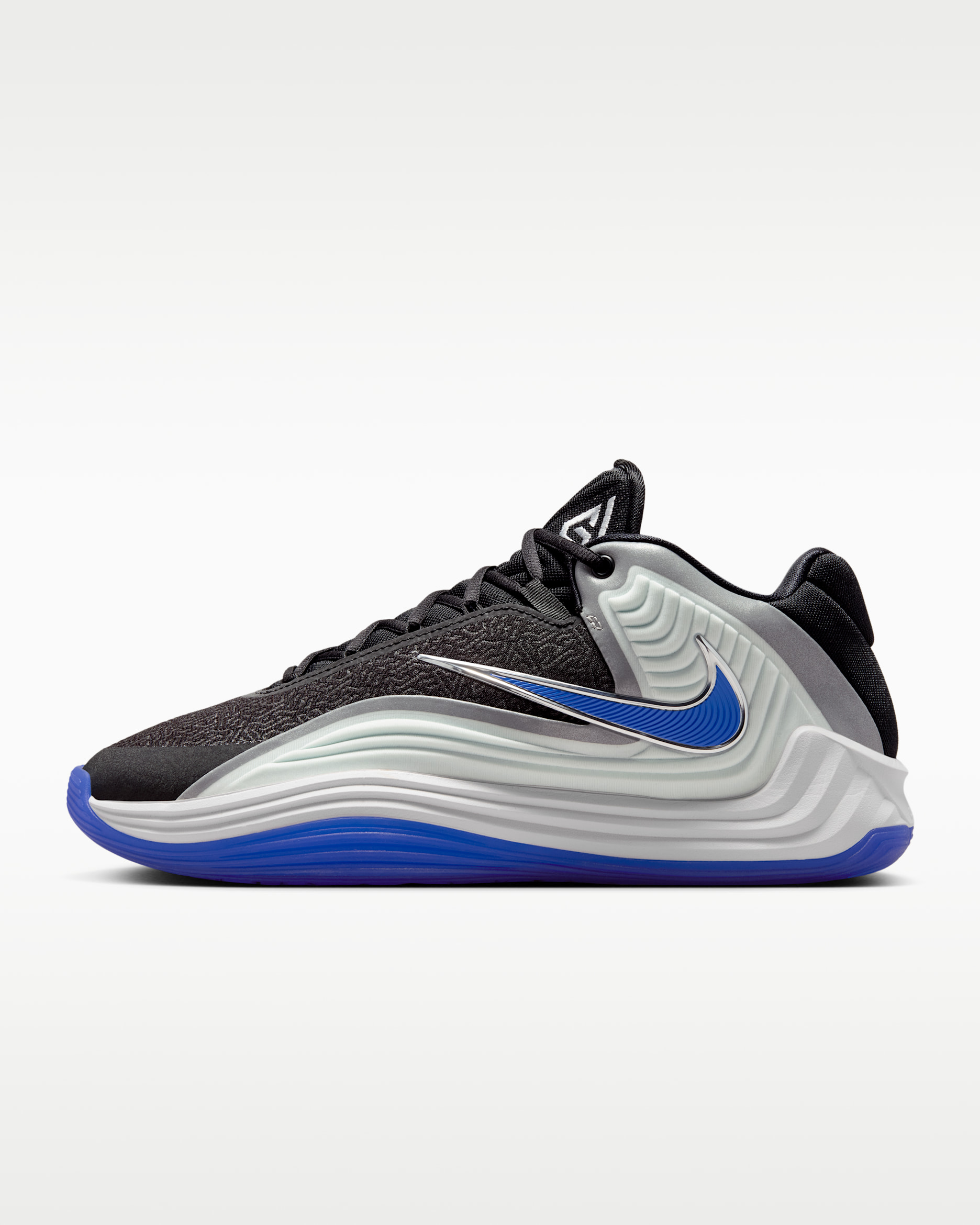 Giannis Freak 7 '1 Cent' — Black/White/Metallic Silver/Hyper Royal