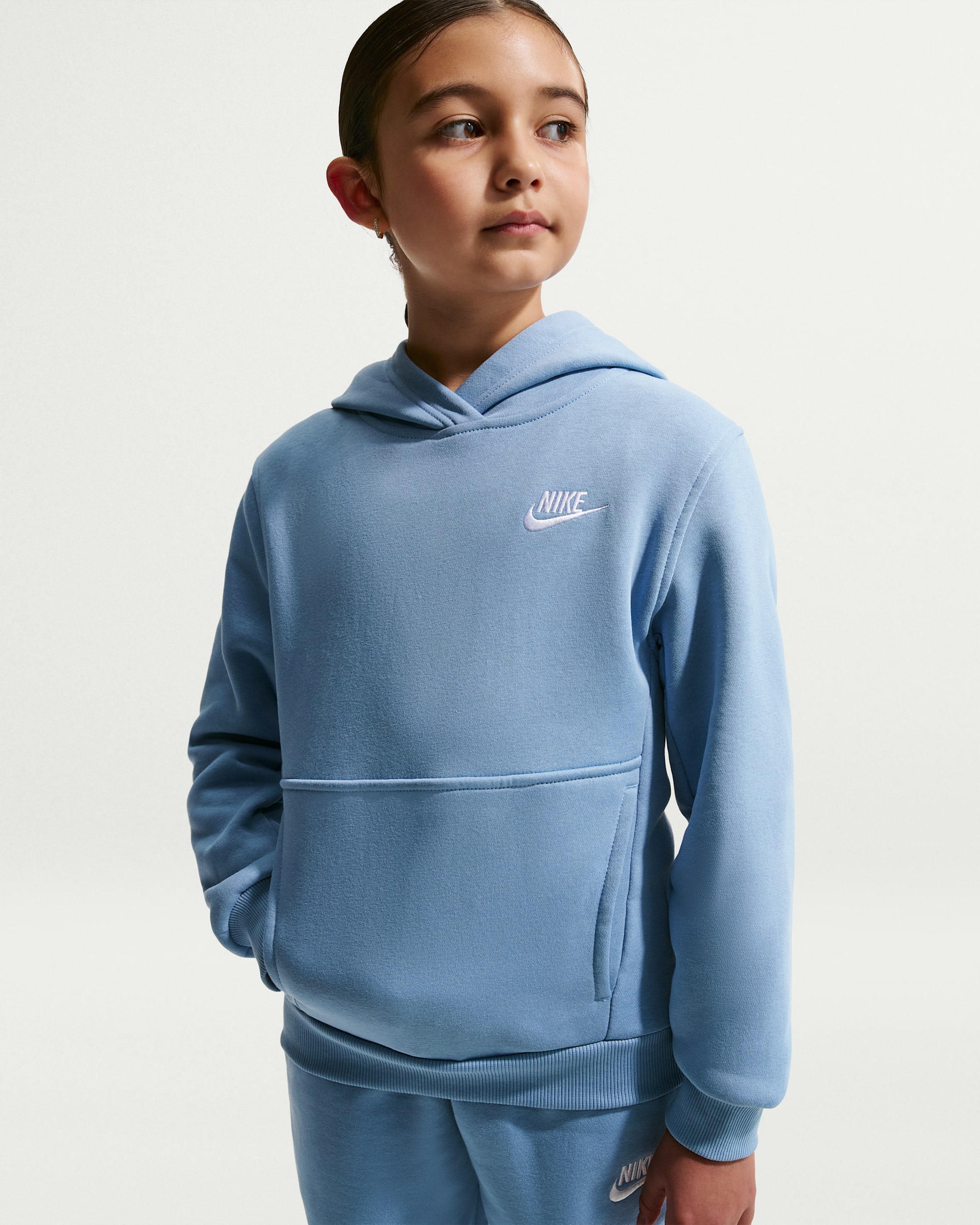 Nike Sportswear Club Fleece — Work Blue/White