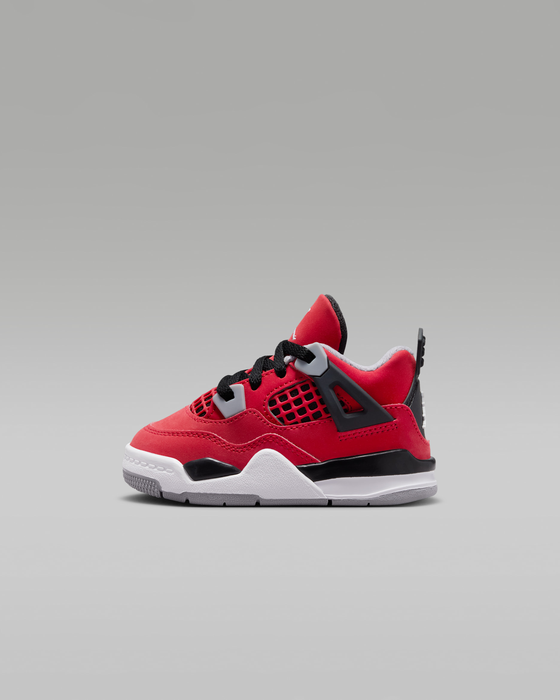Jordan 4 'Toro' — Fire Red/Black/Cement Grey/White