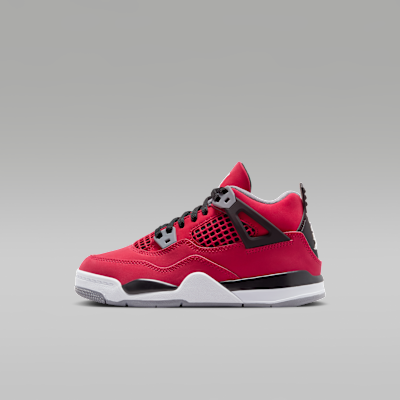 Jordan 4 'Toro' — Fire Red/Black/Cement Grey/White