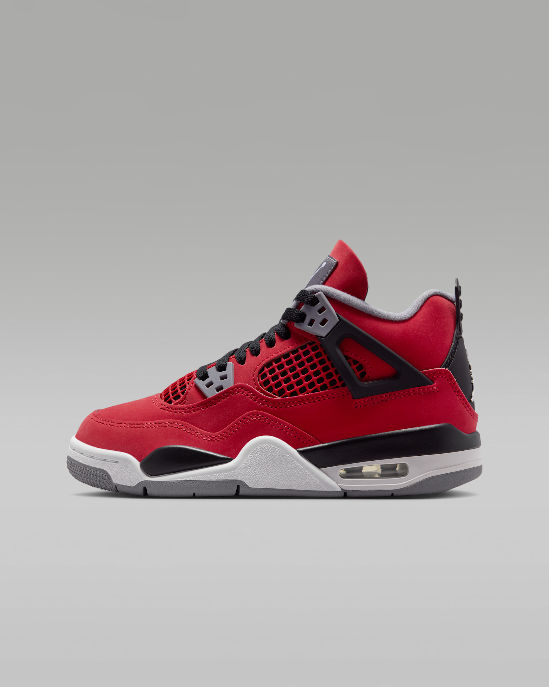 Air Jordan 4 'Toro' — Fire Red/Black/Cement Grey/White