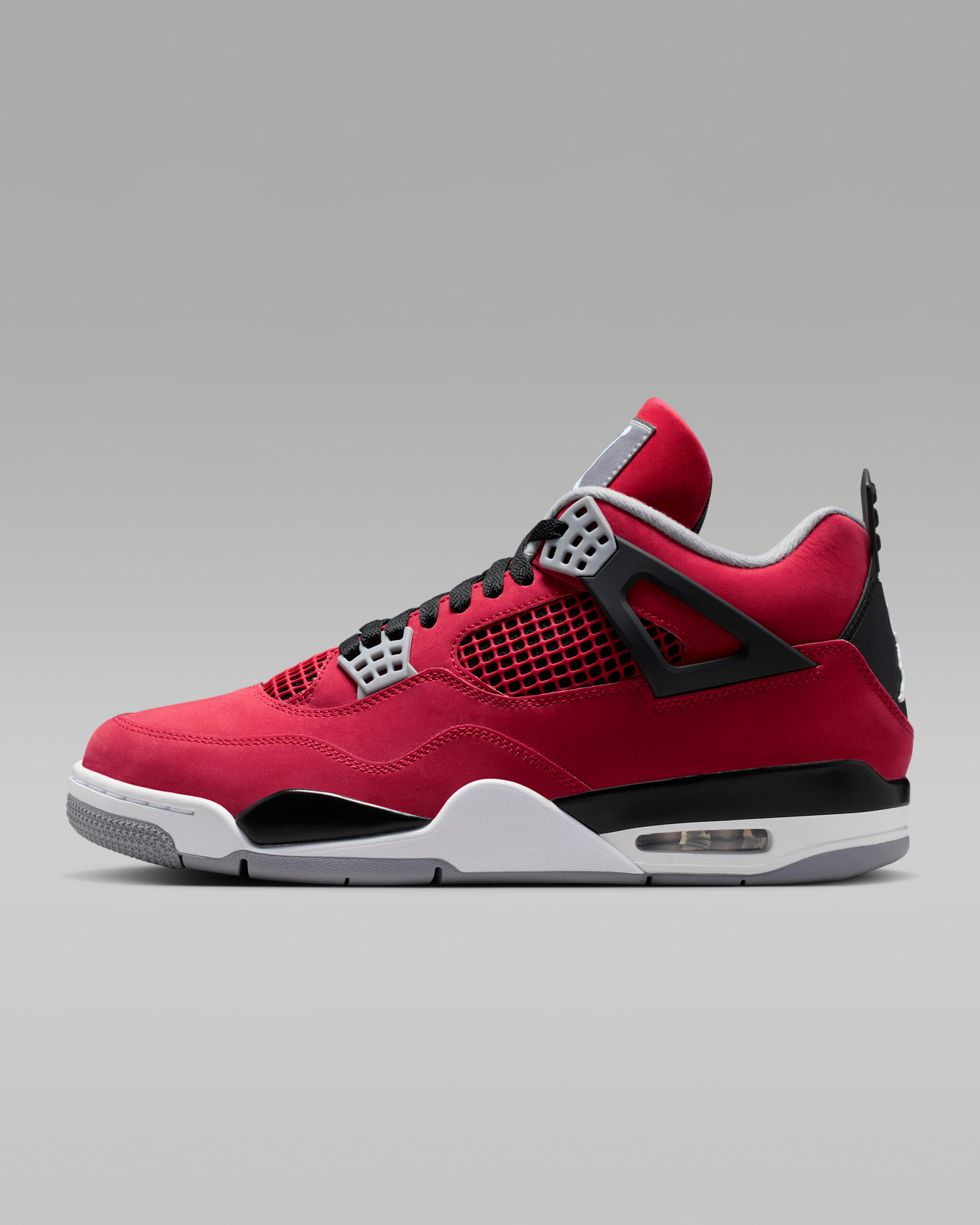 Air Jordan 4 'Toro' — Fire Red/Black/Cement Grey/White
