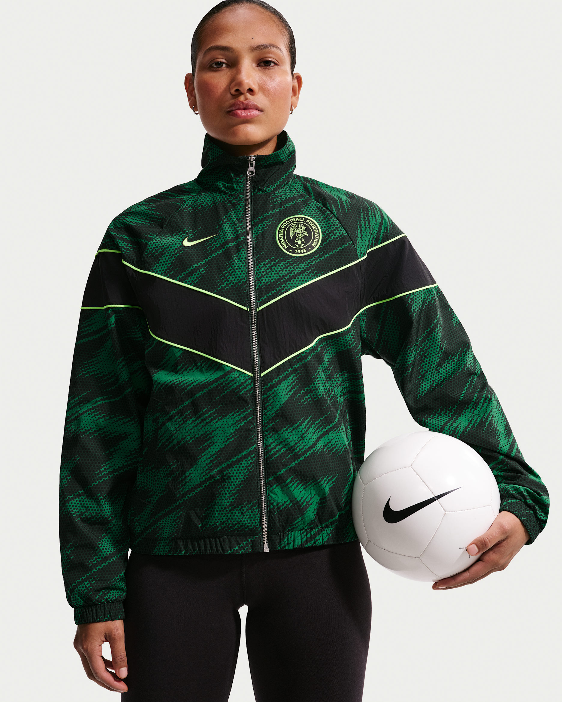 Nigeria Windrunner — Pro Green/Black/Electric Green/Electric Green