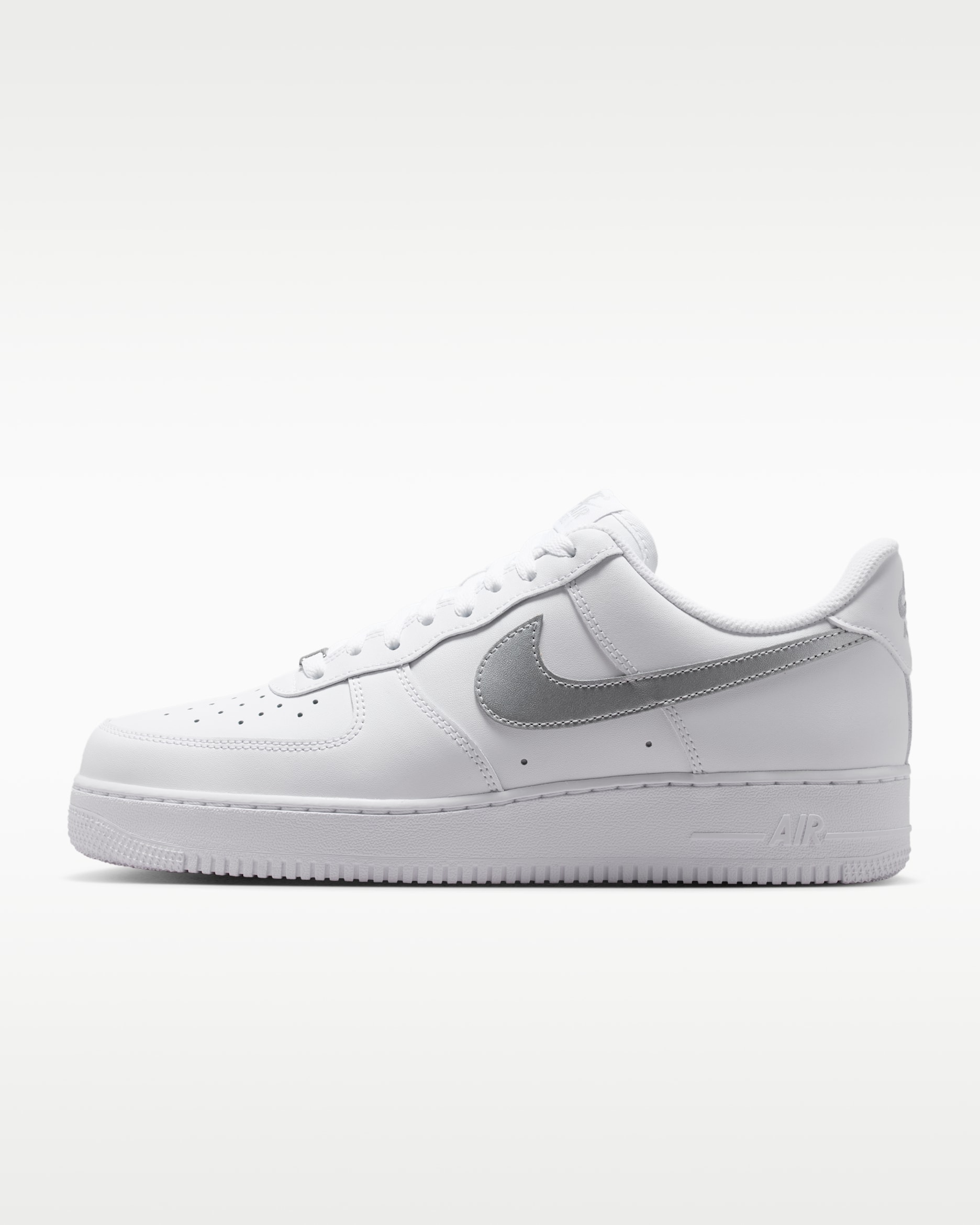 Nike Air Force 1 '07 — White/Metallic Silver