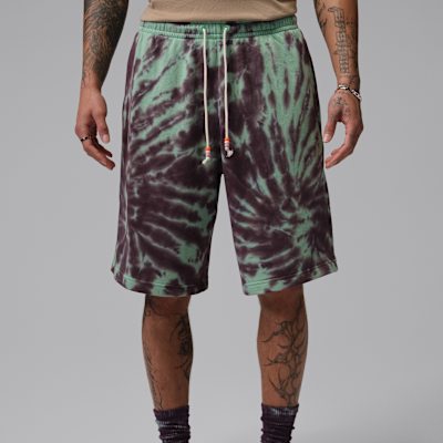 Jordan Brooklyn Fleece — Green Glow/Burgundy Ash/Pale Ivory