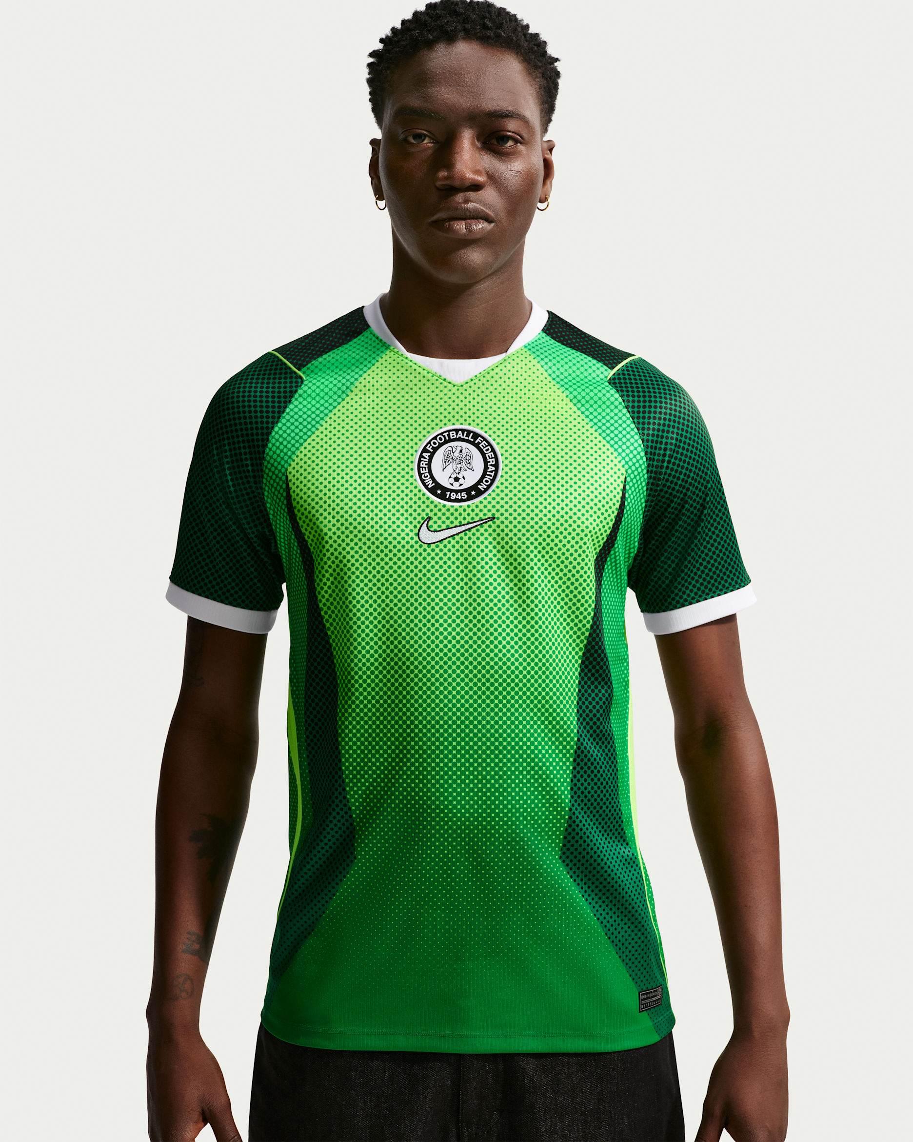 Nigeria 2026 Stadium Home — Pine Green/Electric Green/White