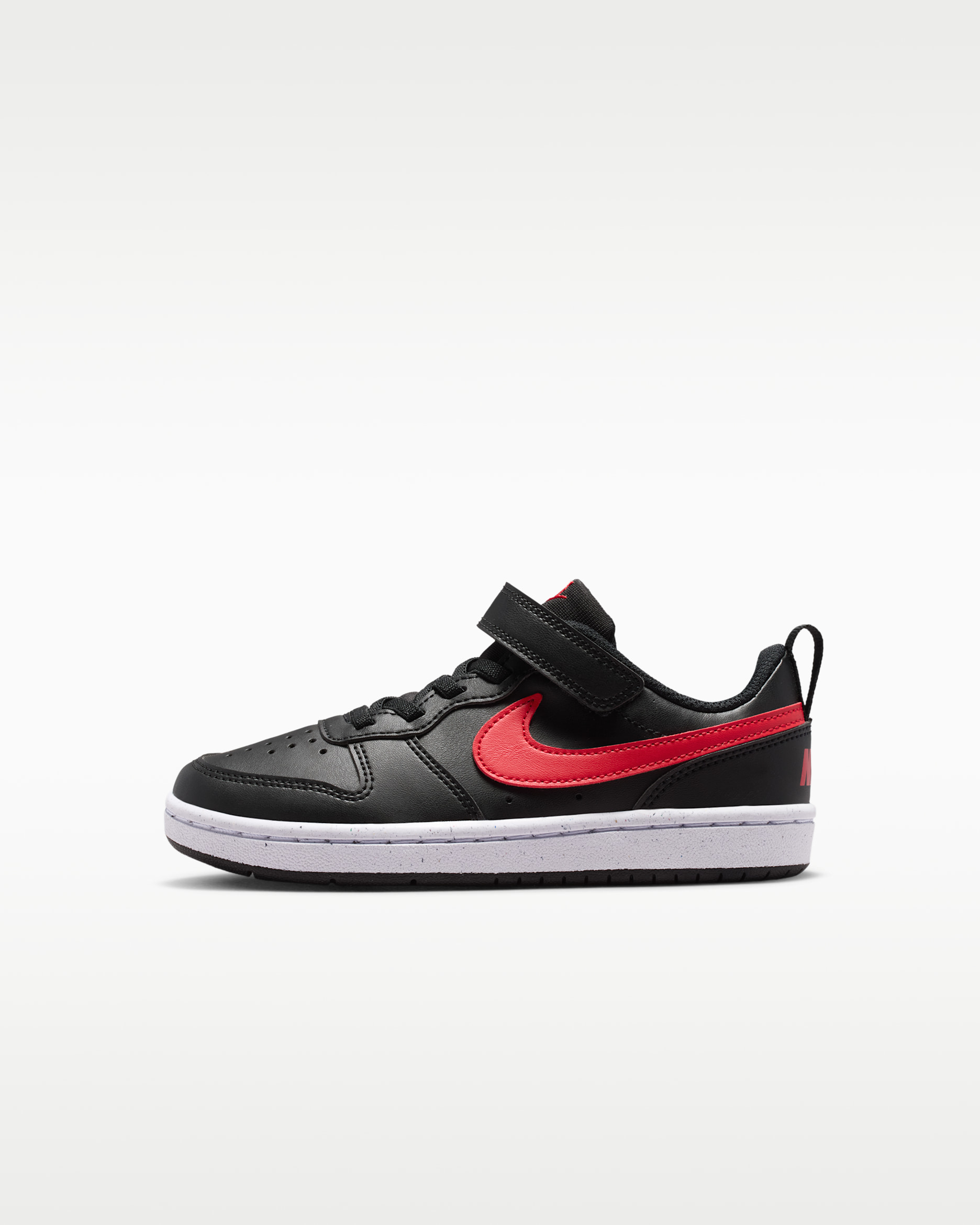Nike Court Borough Low Recraft — Black/White/University Red