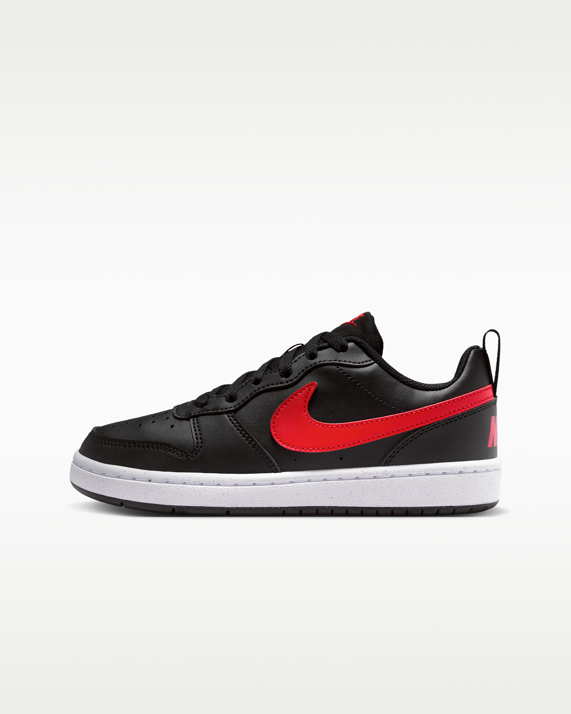 Nike Court Borough Low Recraft — Black/White/University Red