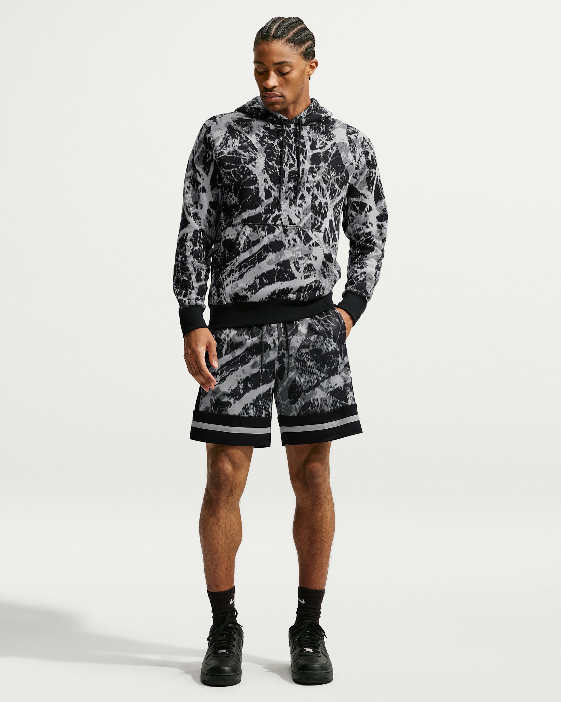 JA — Black/Light Smoke Grey/Metallic Silver