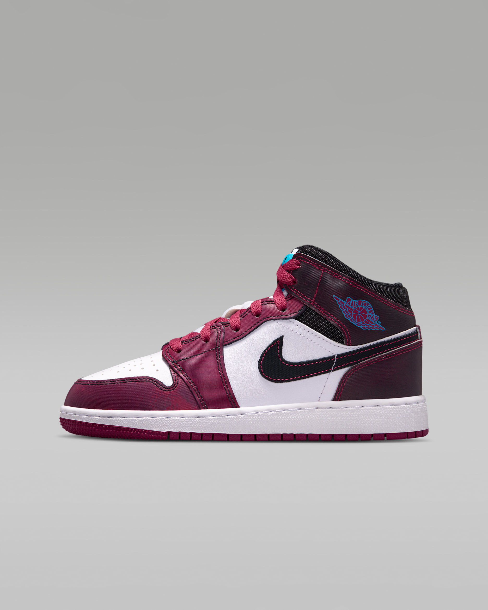 Air Jordan 1 Mid SE — Sweet Beet/Off-Noir/White/Desert Pink