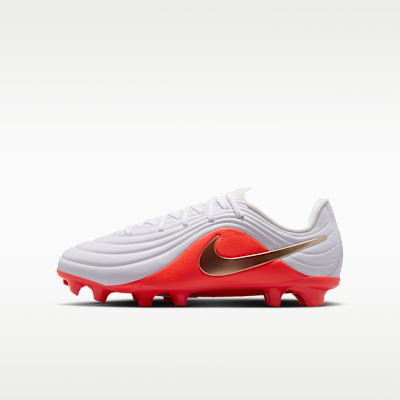 Nike Jr. Tiempo Maestro Academy — White/Bright Crimson/Blur