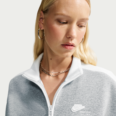 Nike Studio Fleece Medium Weight 'Nike Run Club' — Dark Grey Heather/Sail/Sail