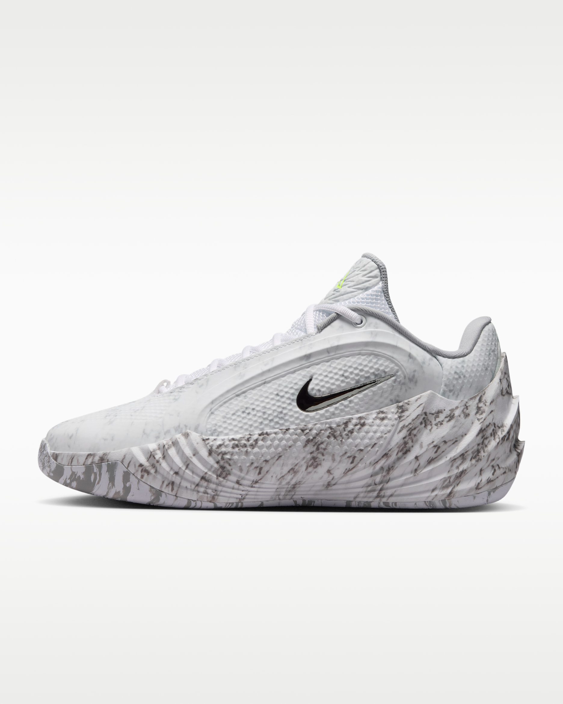 Giannis Freak 8 — White/Light Smoke Grey/Black/Metallic Silver