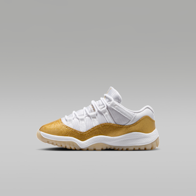 Jordan 11 Retro Low 'Mother's Day' — White/Team Gold/Metallic Gold