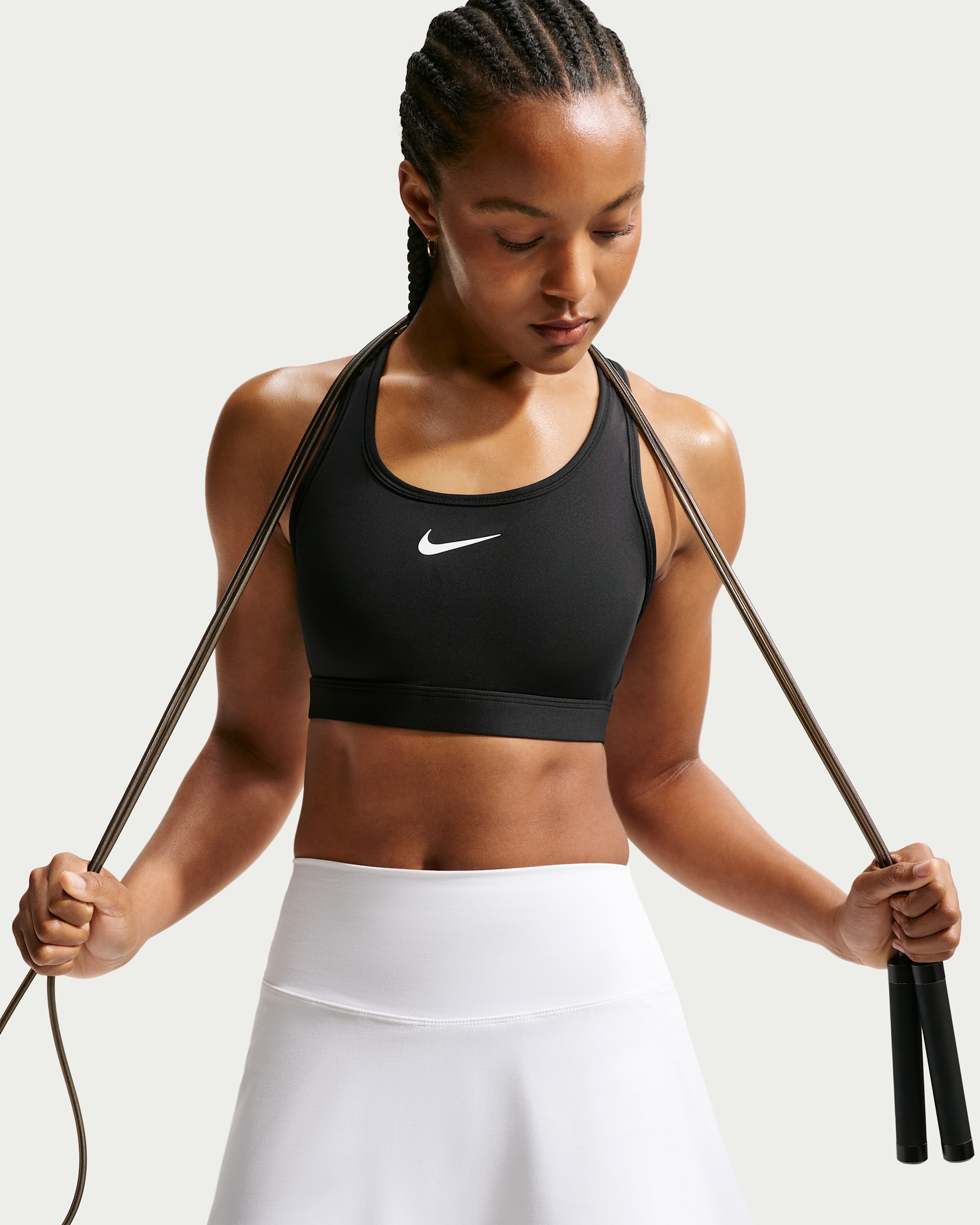 Nike Swoosh — Black/White