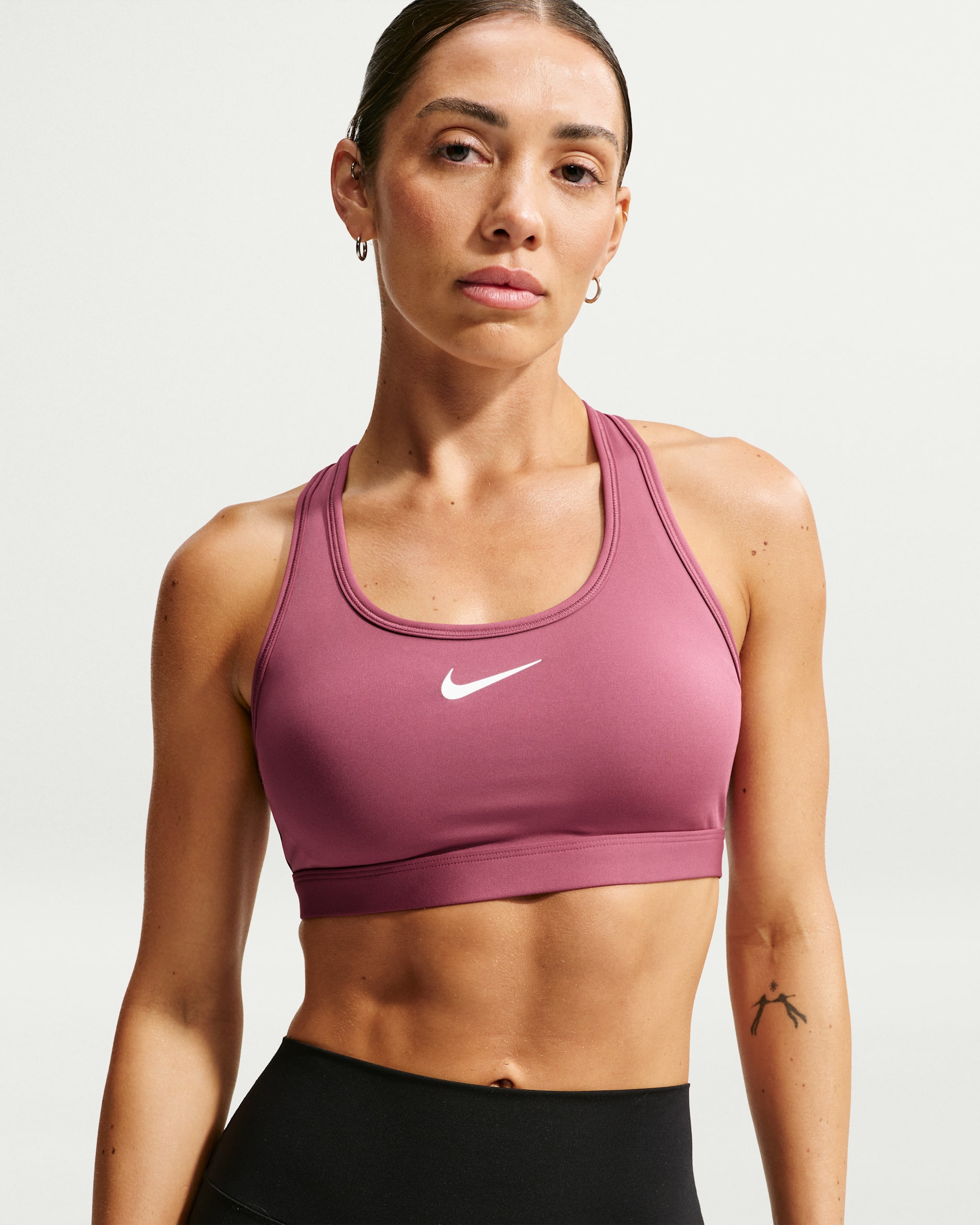 Nike Swoosh — Pink Smoke/White