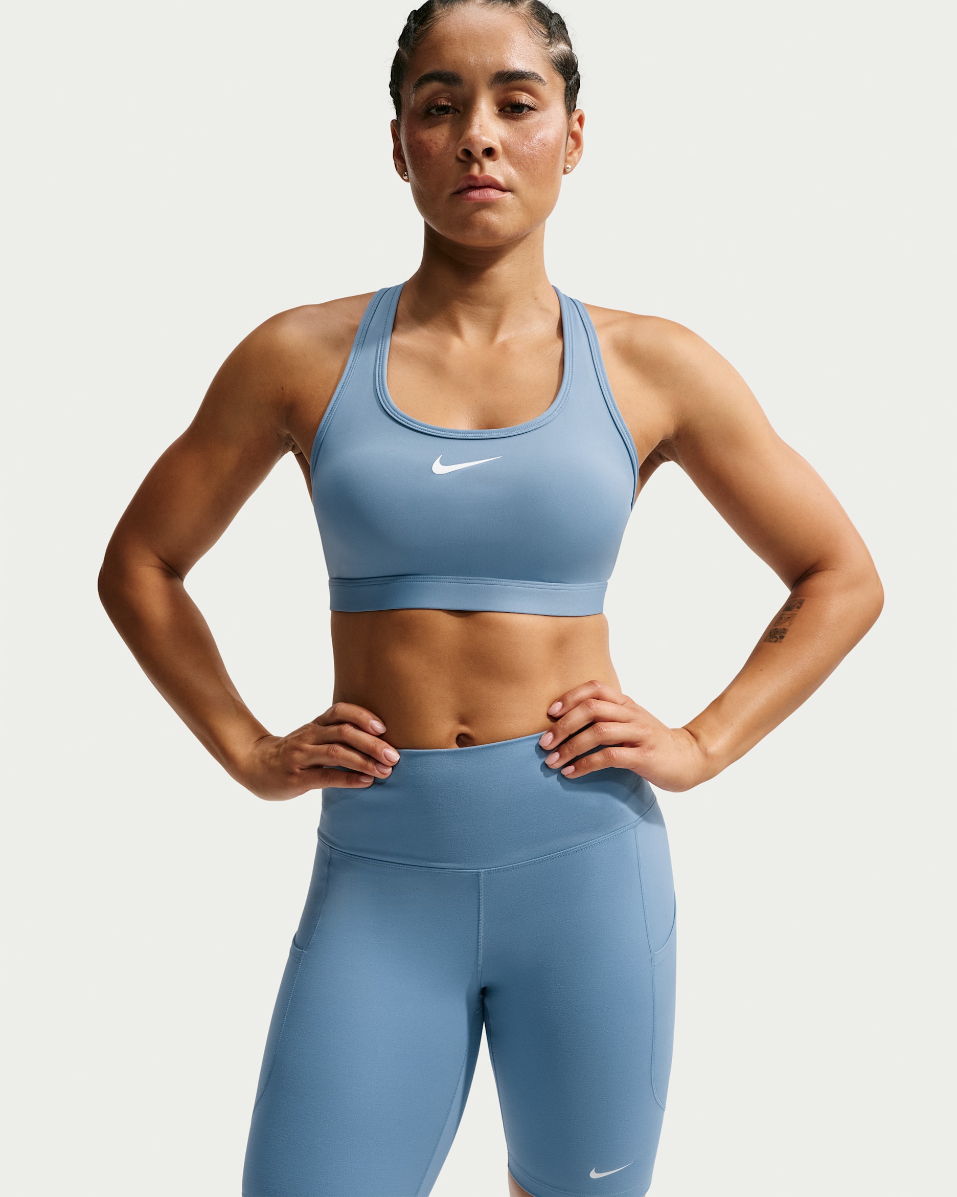 Nike Swoosh — Work Blue/White