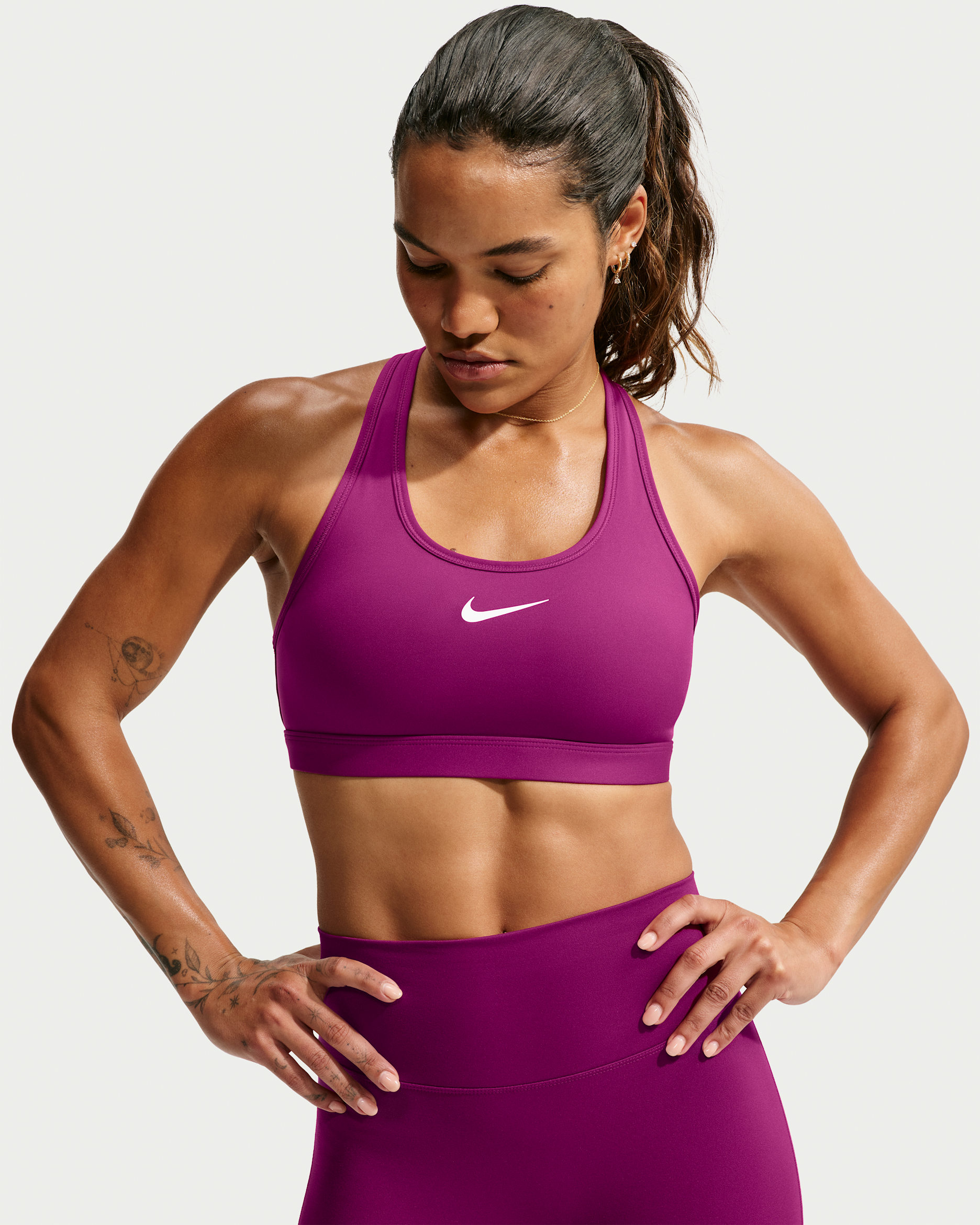 Nike Swoosh — True Berry/White