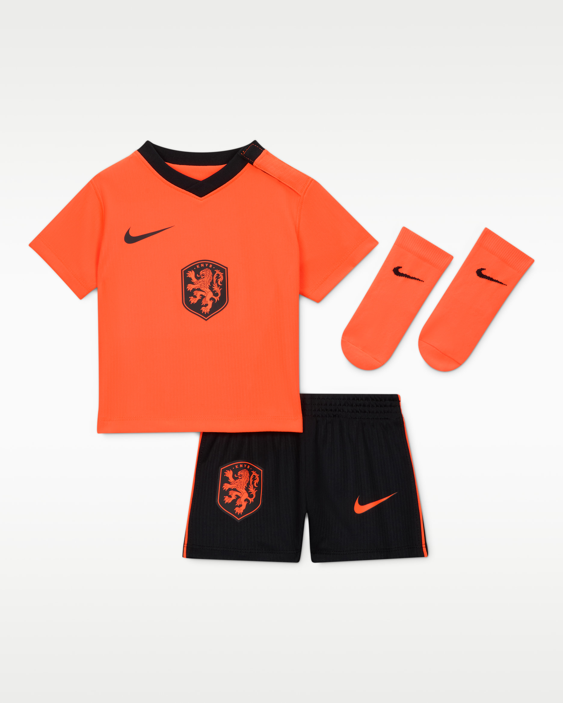 Netherlands 2026 Stadium Home — Hyper Crimson/Black