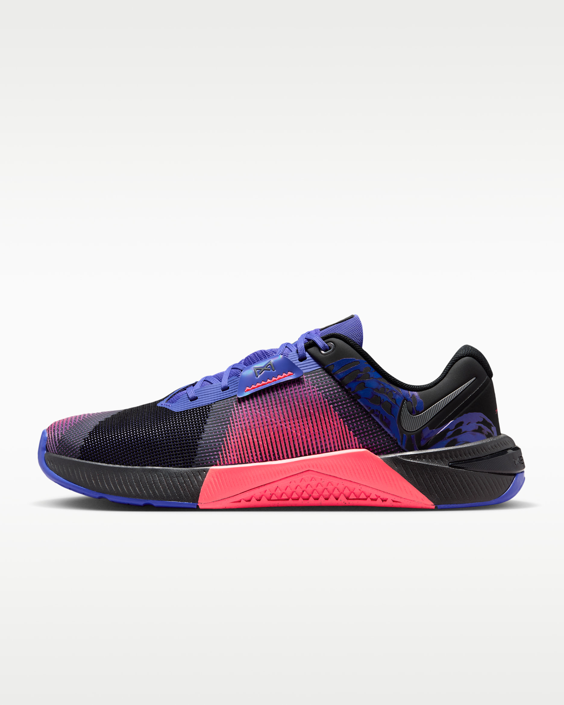 Nike Metcon 10 AMP — Black/Hyper Punch/Metallic Platinum