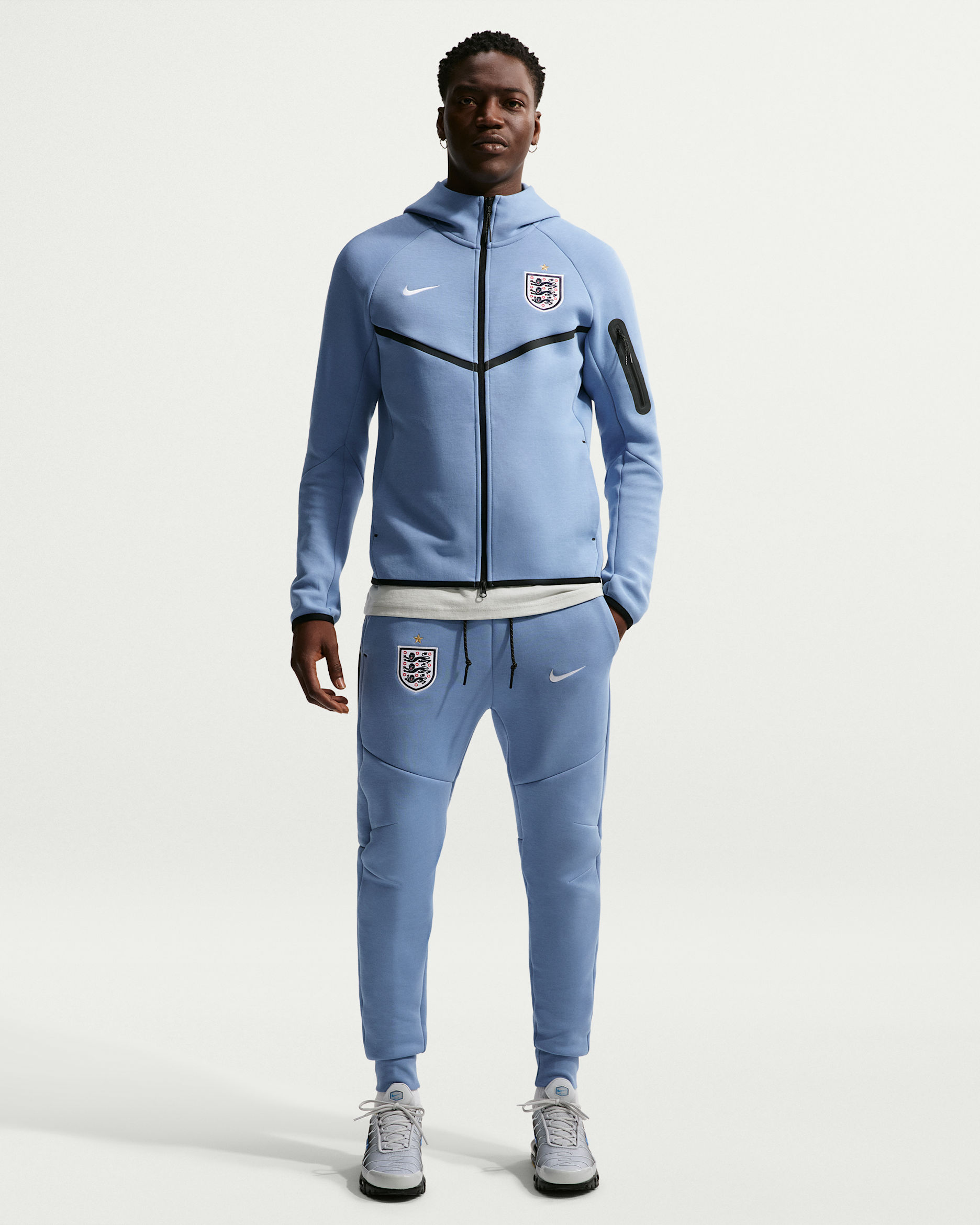 England Tech Fleece — Work Blue/White