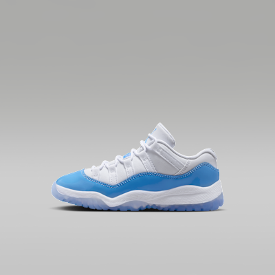 Jordan 11 Retro Low 'University Blue' — White/Black/University Blue