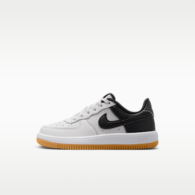 Nike Force 1 Low LV8 5 — Summit White/White/Metallic Silver/Black