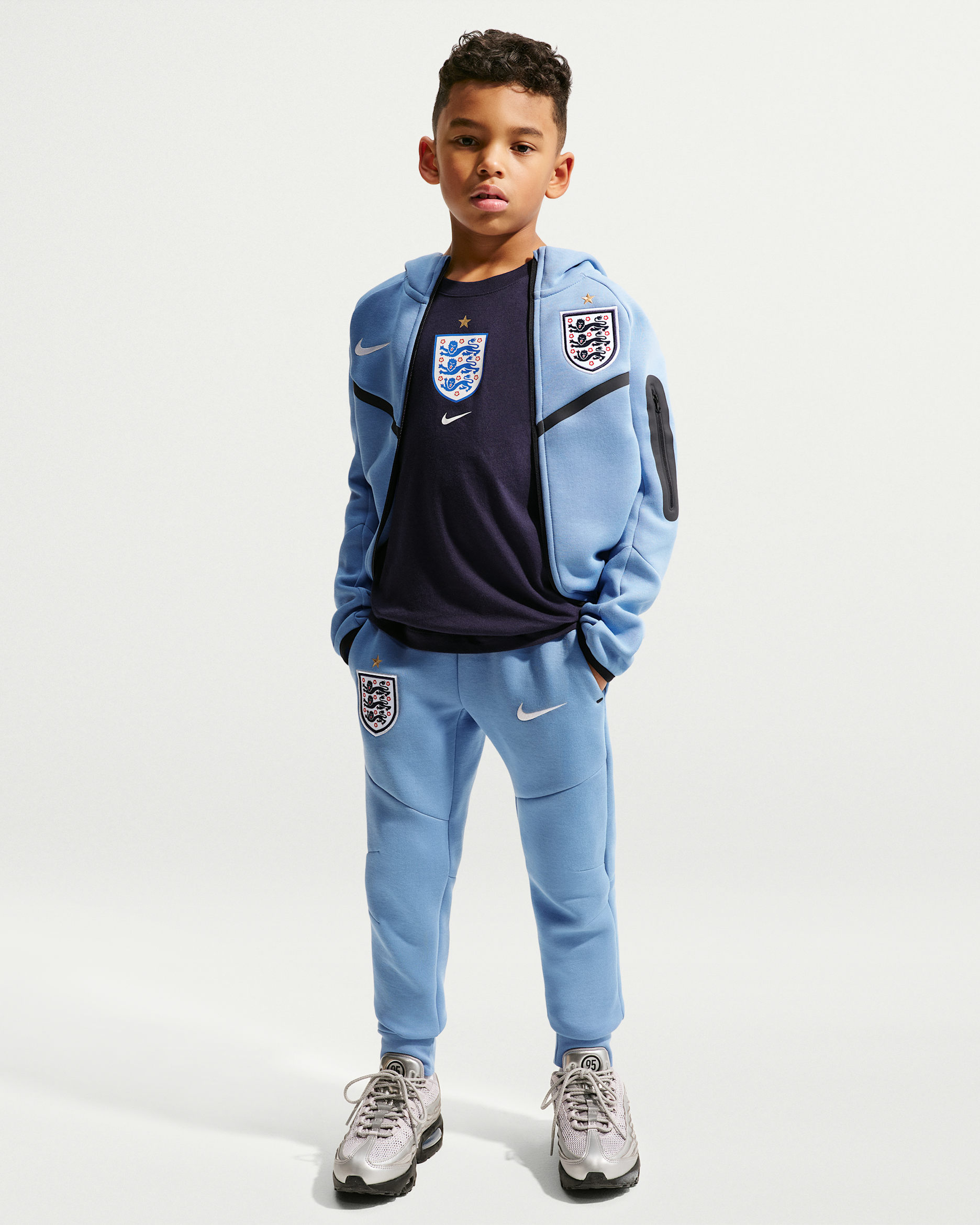 England Tech Fleece — Work Blue/White