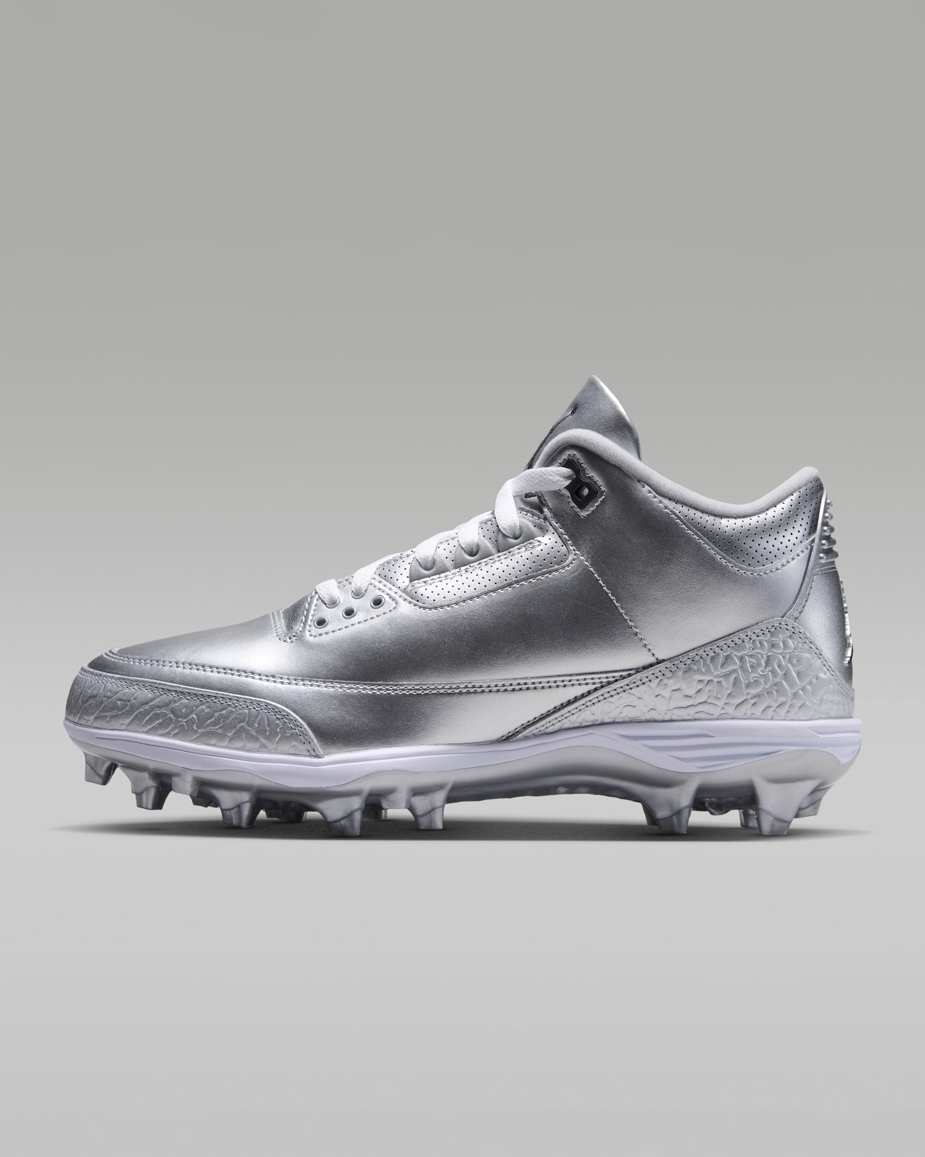 Jordan 3 Mid TD — Metallic Silver/White/Black