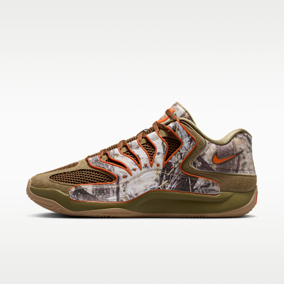KD18 x Chet Holmgren 'Duck Camo' — Coyote/Medium Brown/Safety Orange