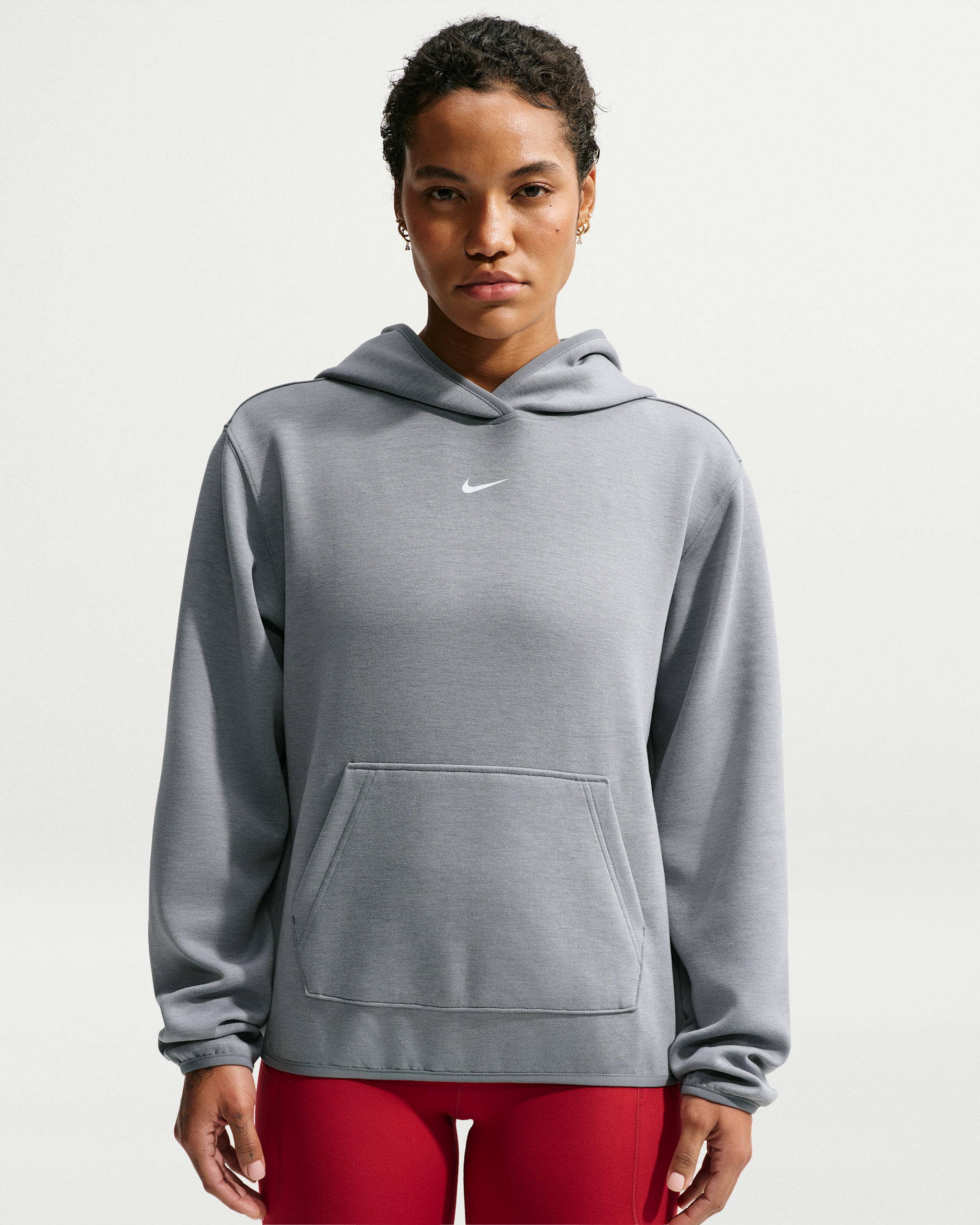 Nike Studio Fleece Sport — Smoke Grey/Heather/White