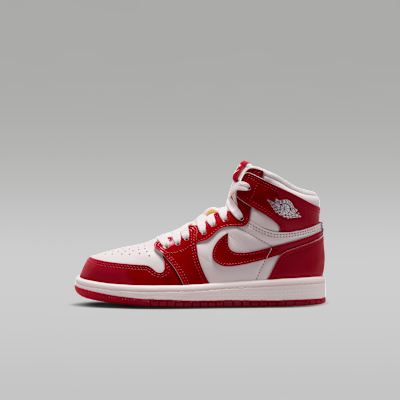 Jordan 1 Retro High OG 'Nails and Grails' — University Red/Light Soft Pink/Metallic Silver
