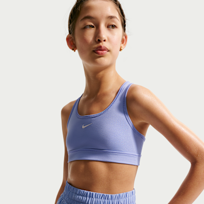 Nike Swoosh — Light Thistle/White