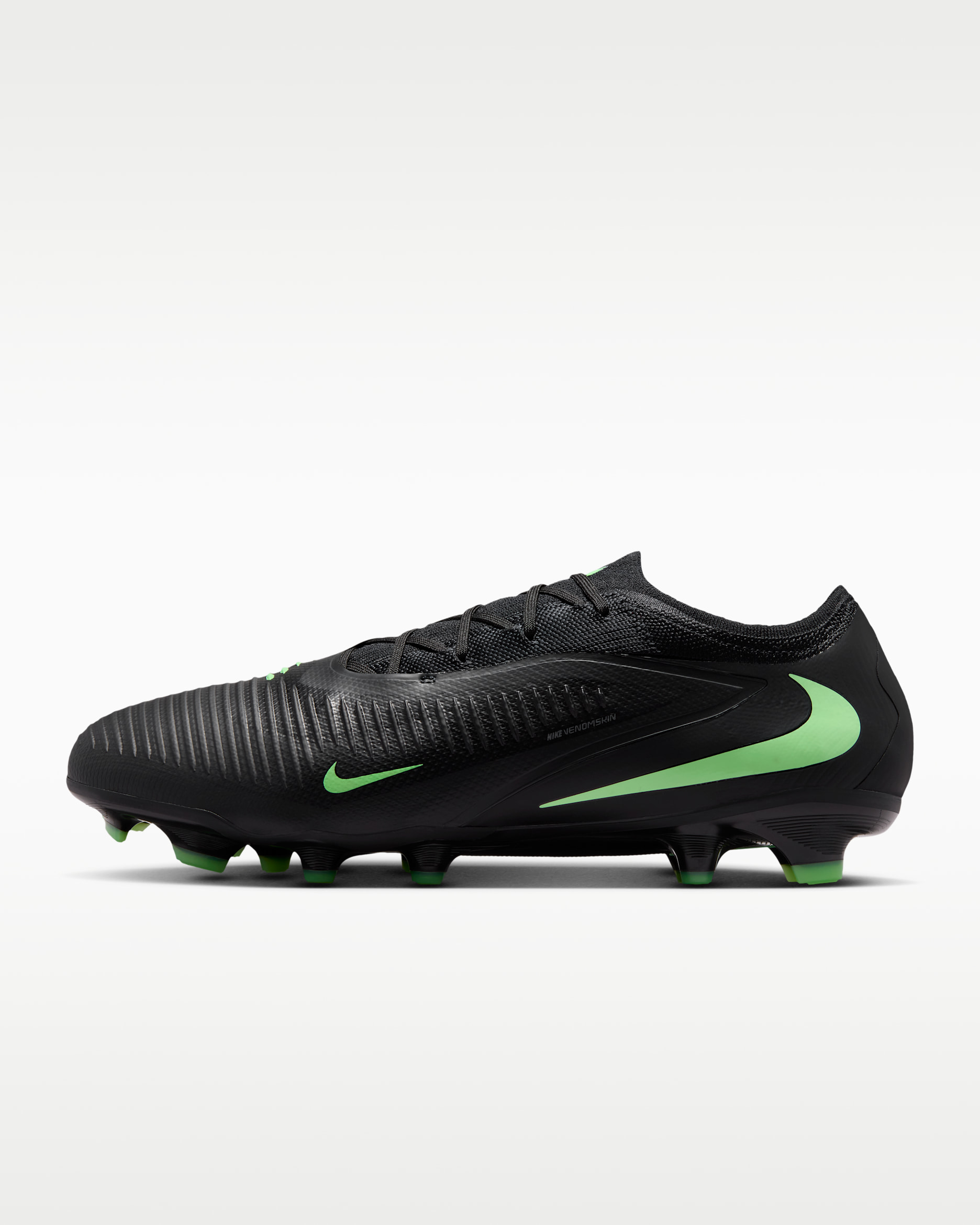 Nike Phantom 6 Low Pro — Black/Black/Illusion Green